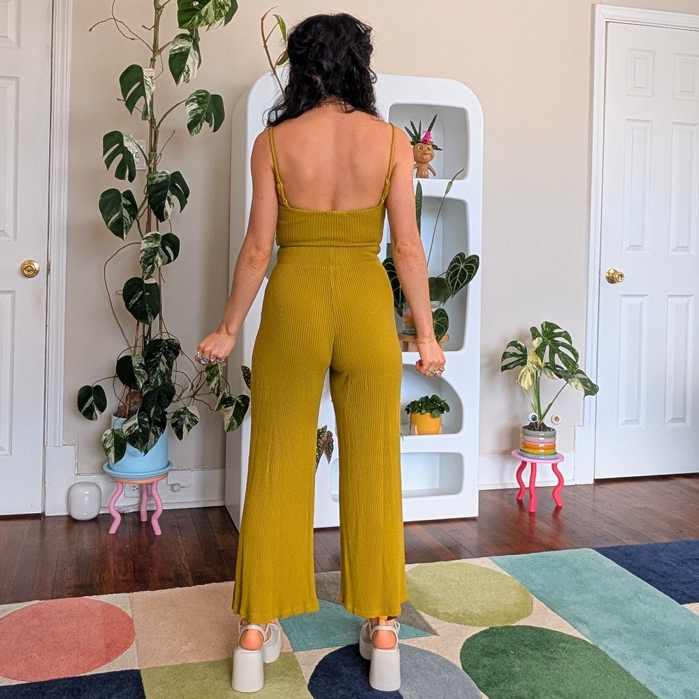 Whimsy + Row Mustard Ribbed Set - Picture 2 of 7